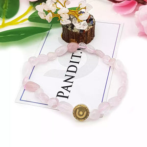 Rose Quartz Tumble Bracelet