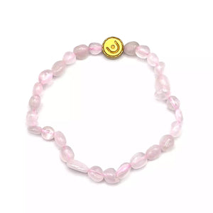 Rose Quartz Tumble Bracelet