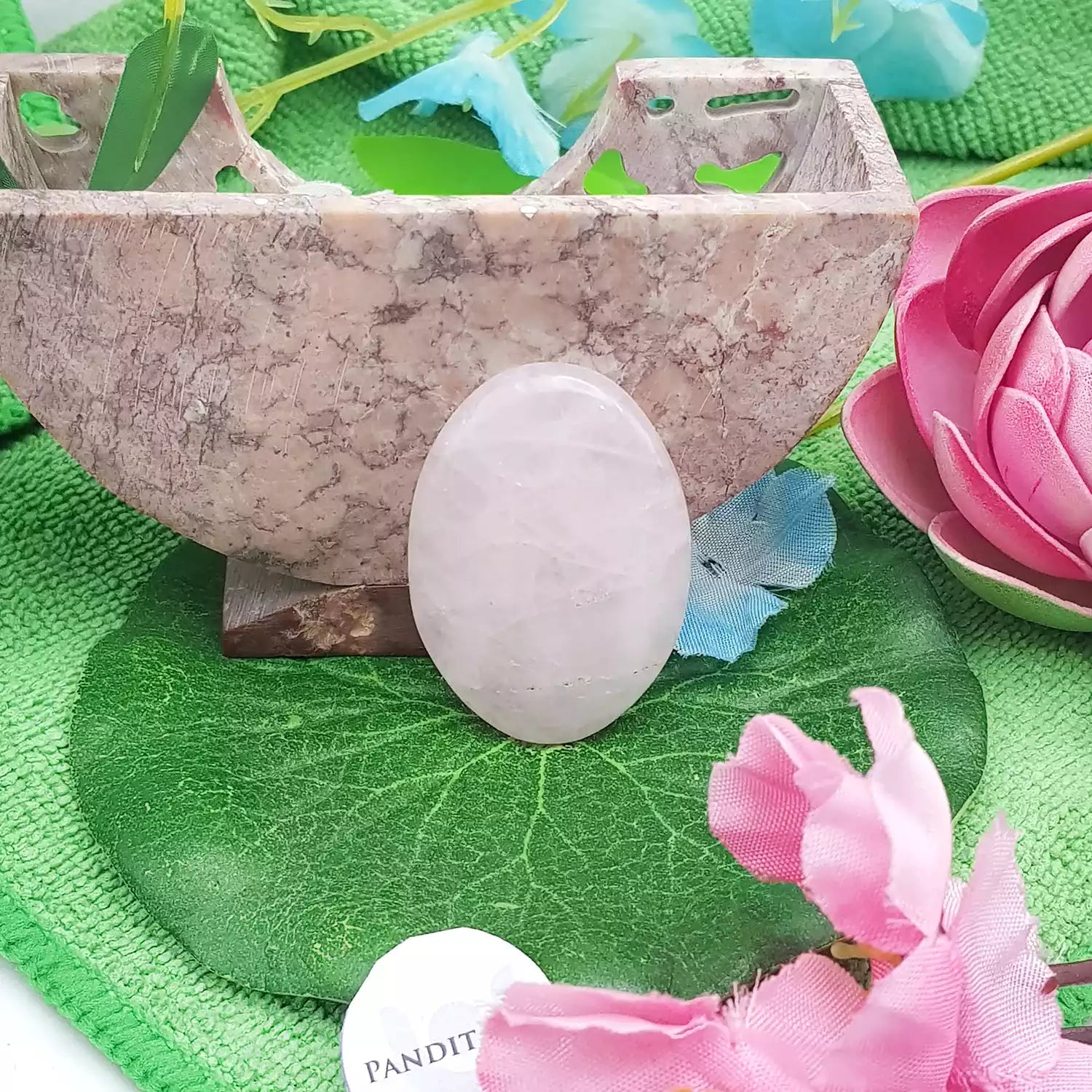 Rose Quartz Worry Stone