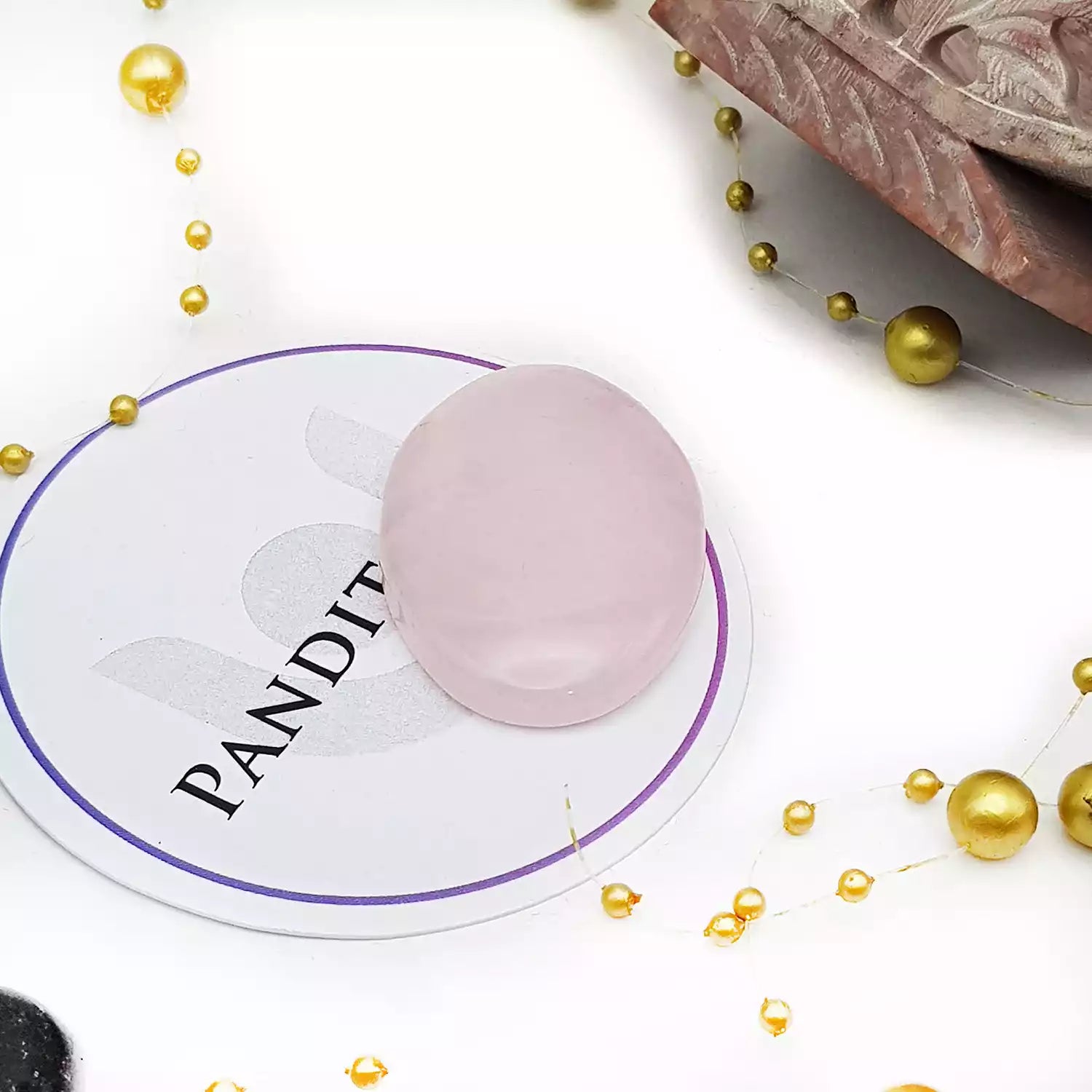 Rose Quartz Worry Stone