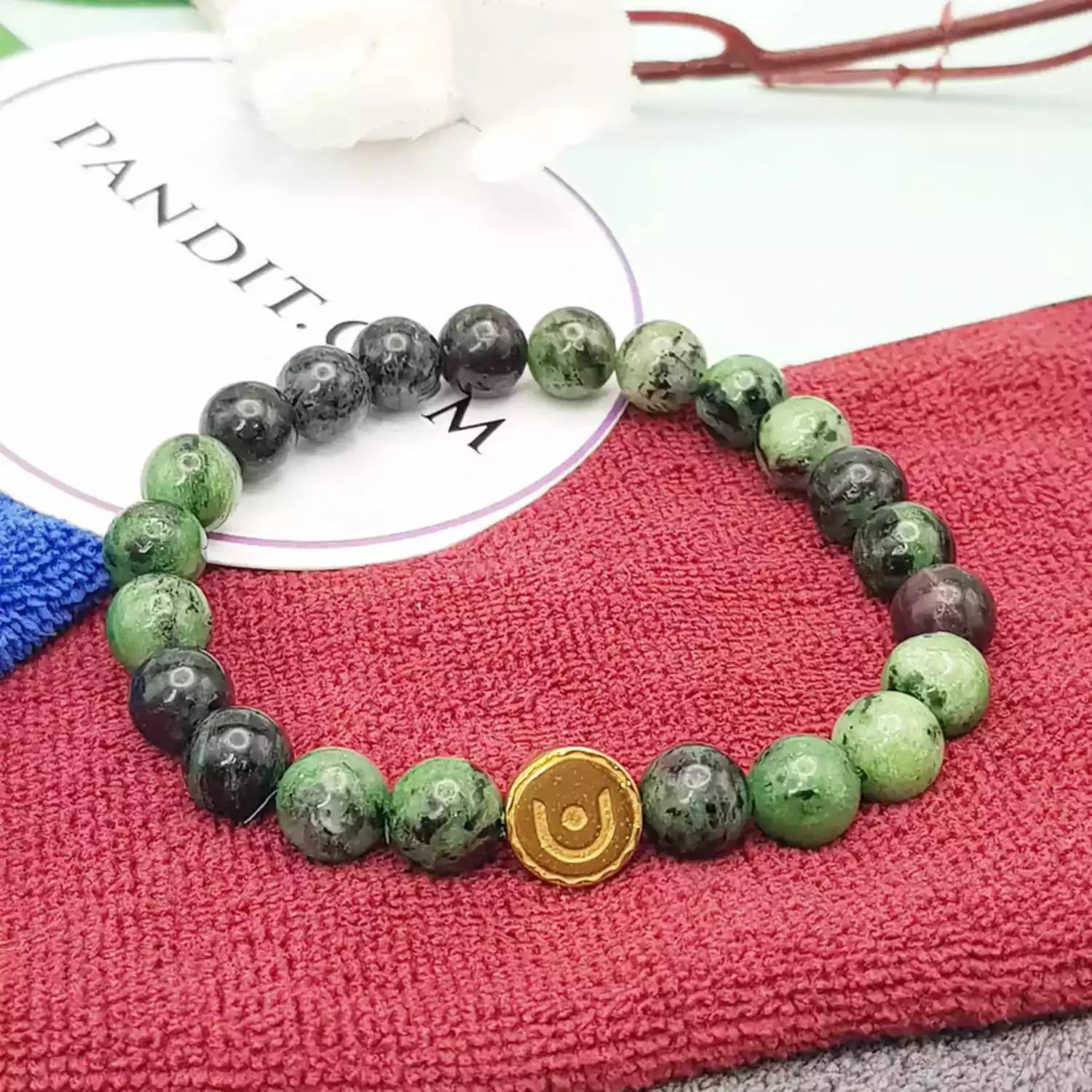 Ruby Zoisite Bracelet