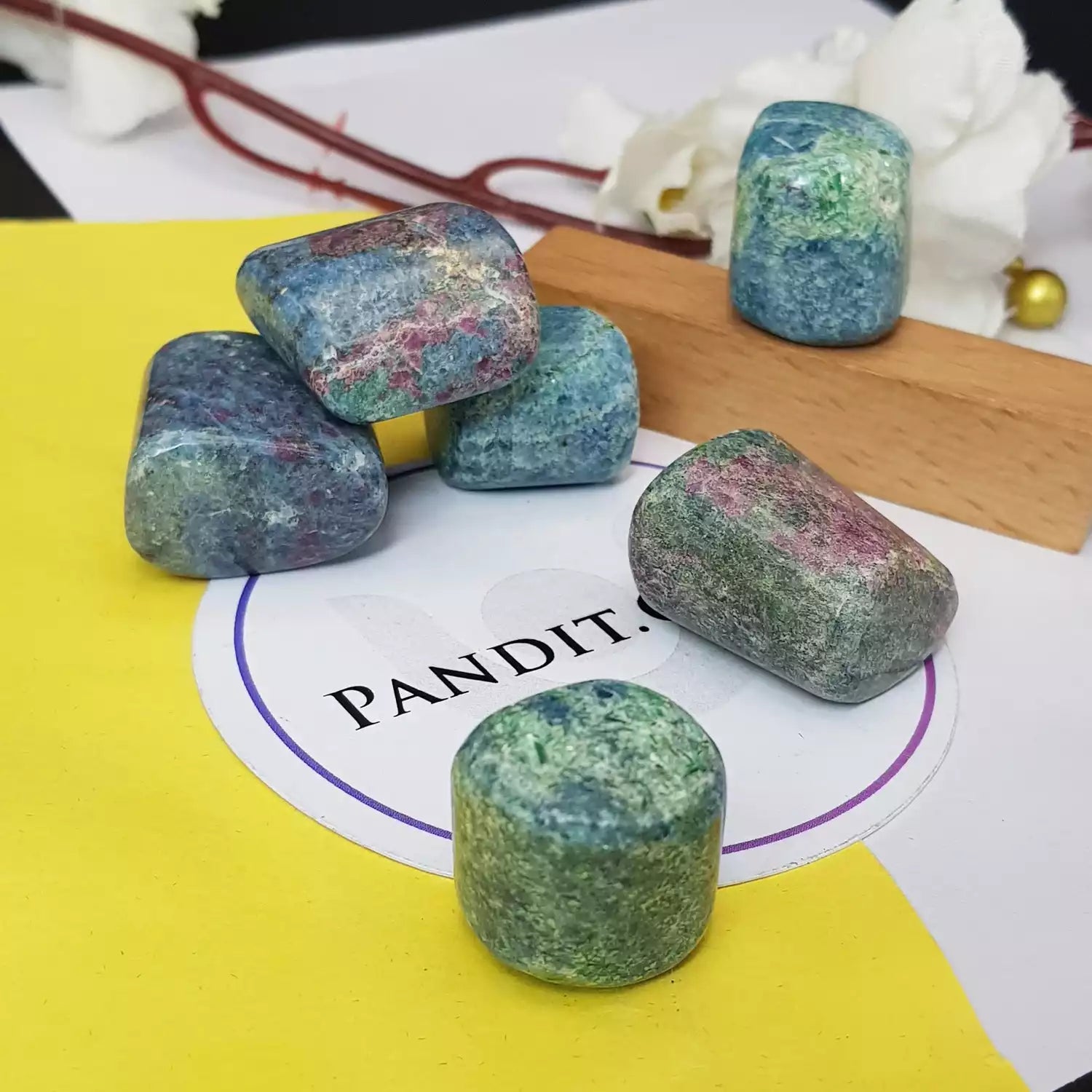 Ruby Zoisite Tumble Stones