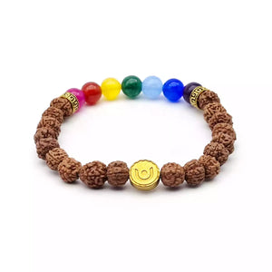 Rudraksha 7 Chakra Bracelet