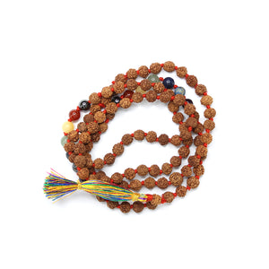 Rudraksha 7 Chakra Mala