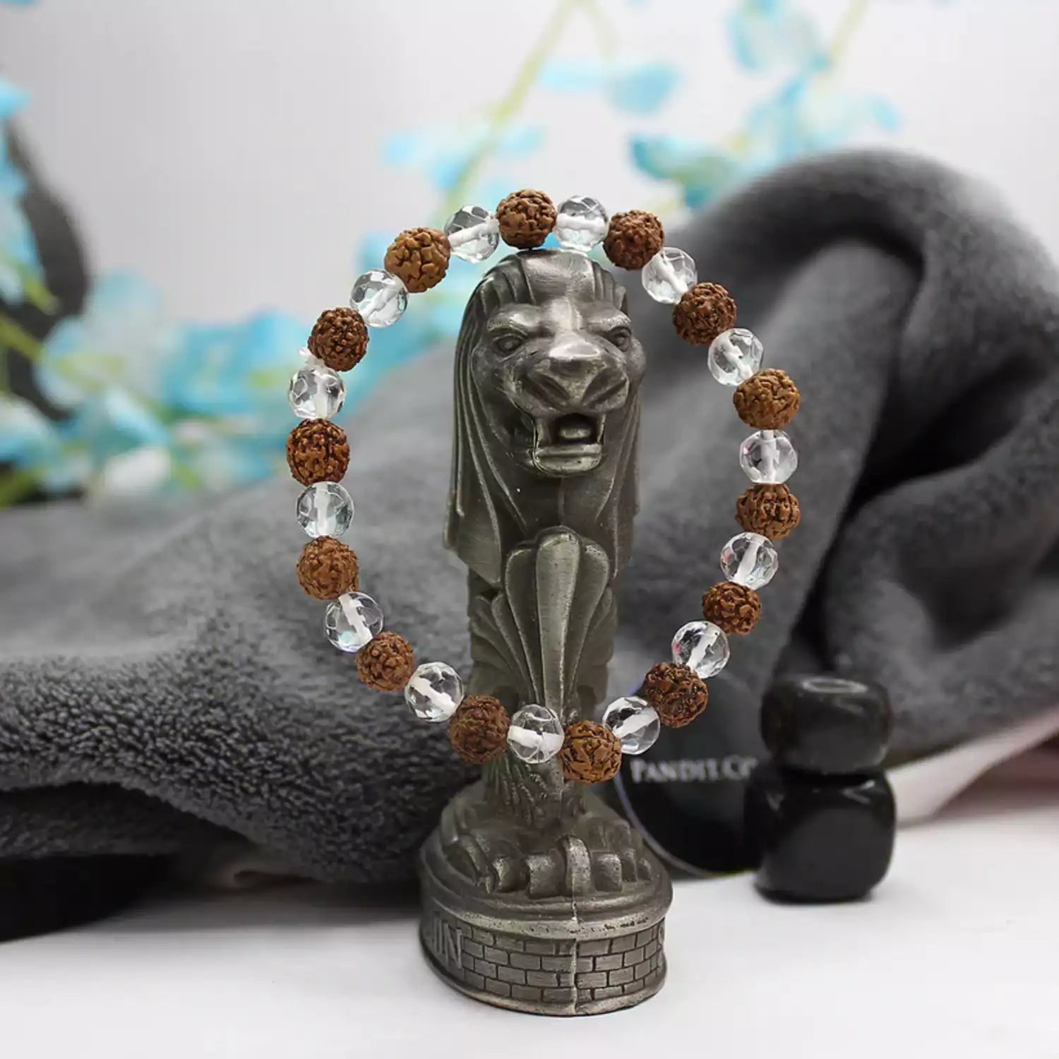 Rudraksha Crystal Bracelet