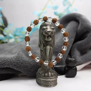 Rudraksha Crystal Bracelet