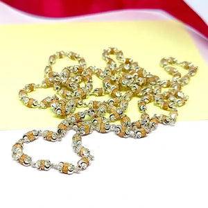 Rudraksha Rudrani Mala with Silver Capping