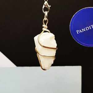 Scolecite Spiral Pendant