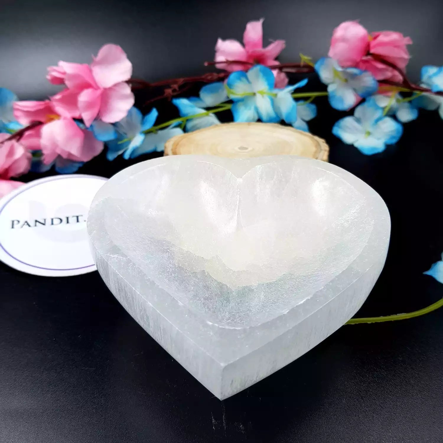 Selenite Heart Shape Bowl