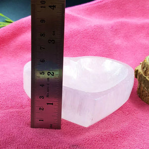 Selenite Heart Shape Bowl