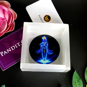 Selenite Shri Krishna Square Charging Bowl