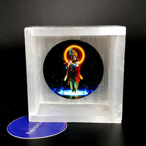 Selenite Shri Krishna Square Charging Bowl