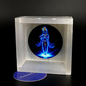 Selenite Shri Krishna Square Charging Bowl