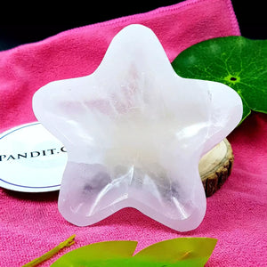 Selenite Star Shape Bowl