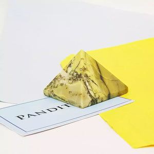 Serpentine Crystal Pyramid