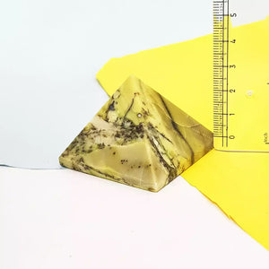 Serpentine Crystal Pyramid