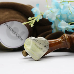 Serpentine Healing Crystal Heart Stone