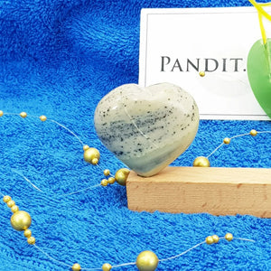 Serpentine Healing Crystal Heart Stone