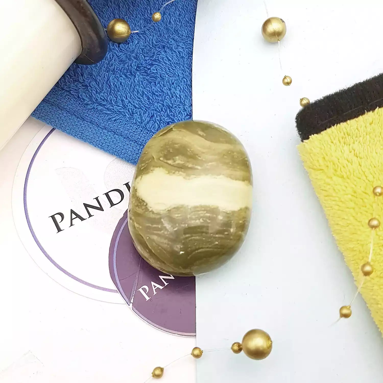 Serpentine Healing Crystal Palm Stone