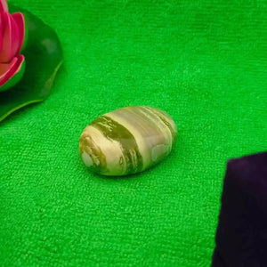 Serpentine Healing Crystal Palm Stone