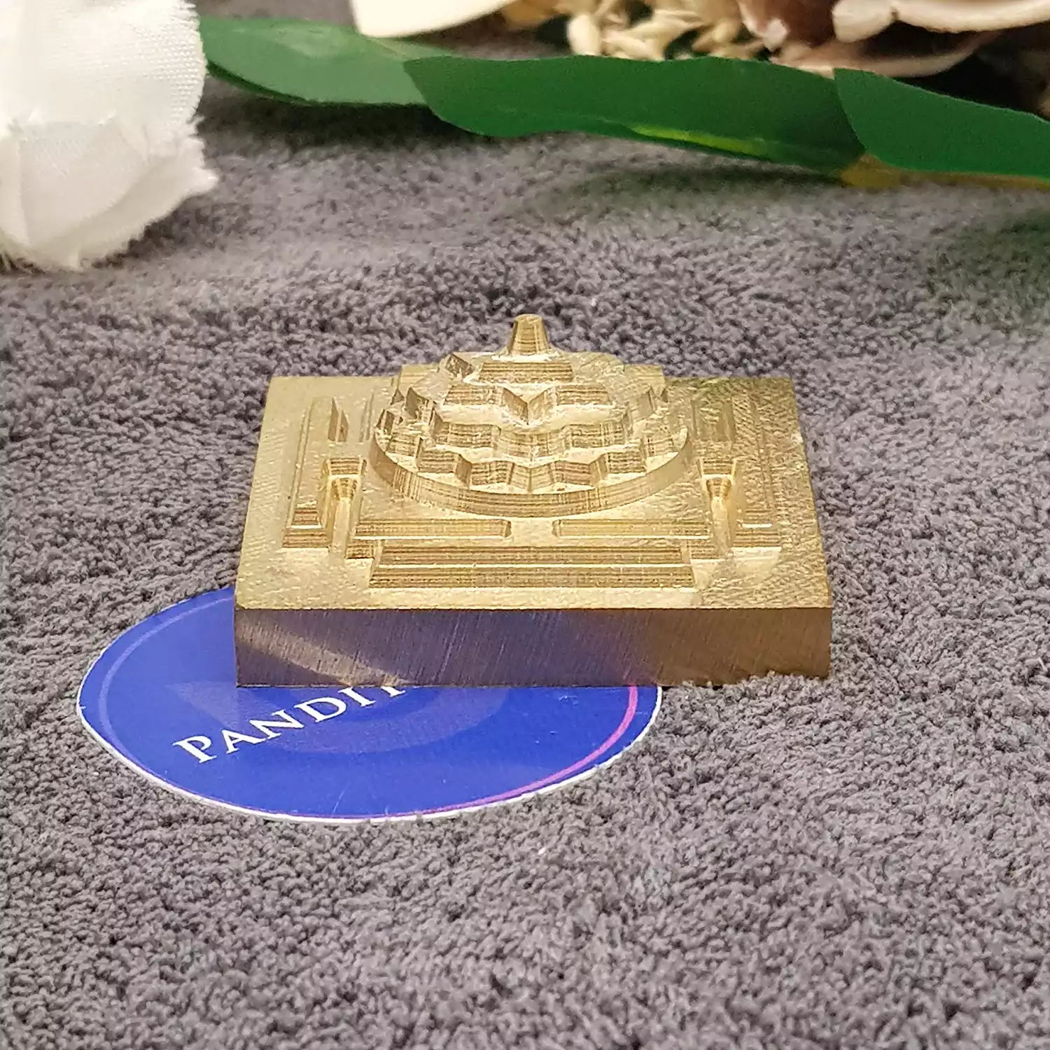 Shri Baglamukhi Brass Yantra