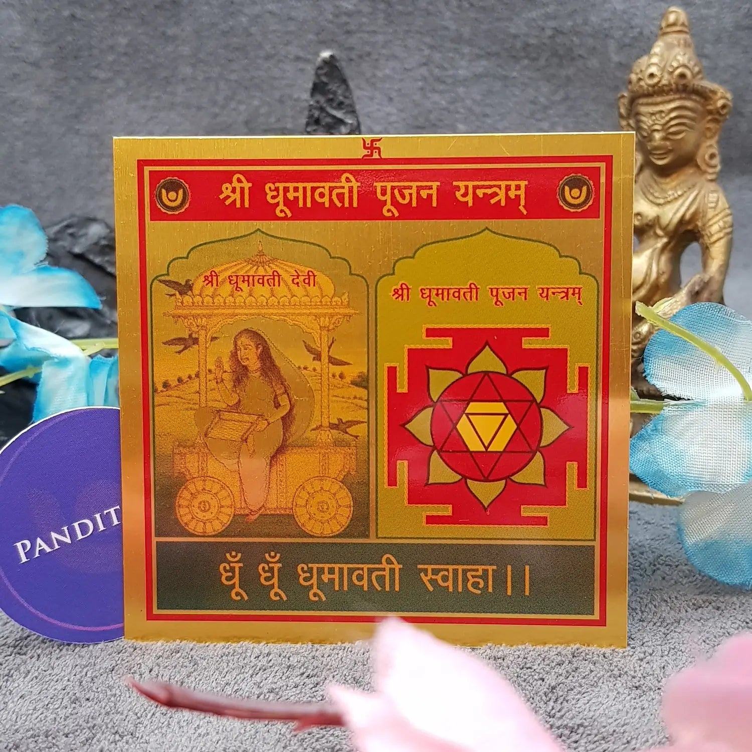 Shri Dhumavati Pujan Yantra