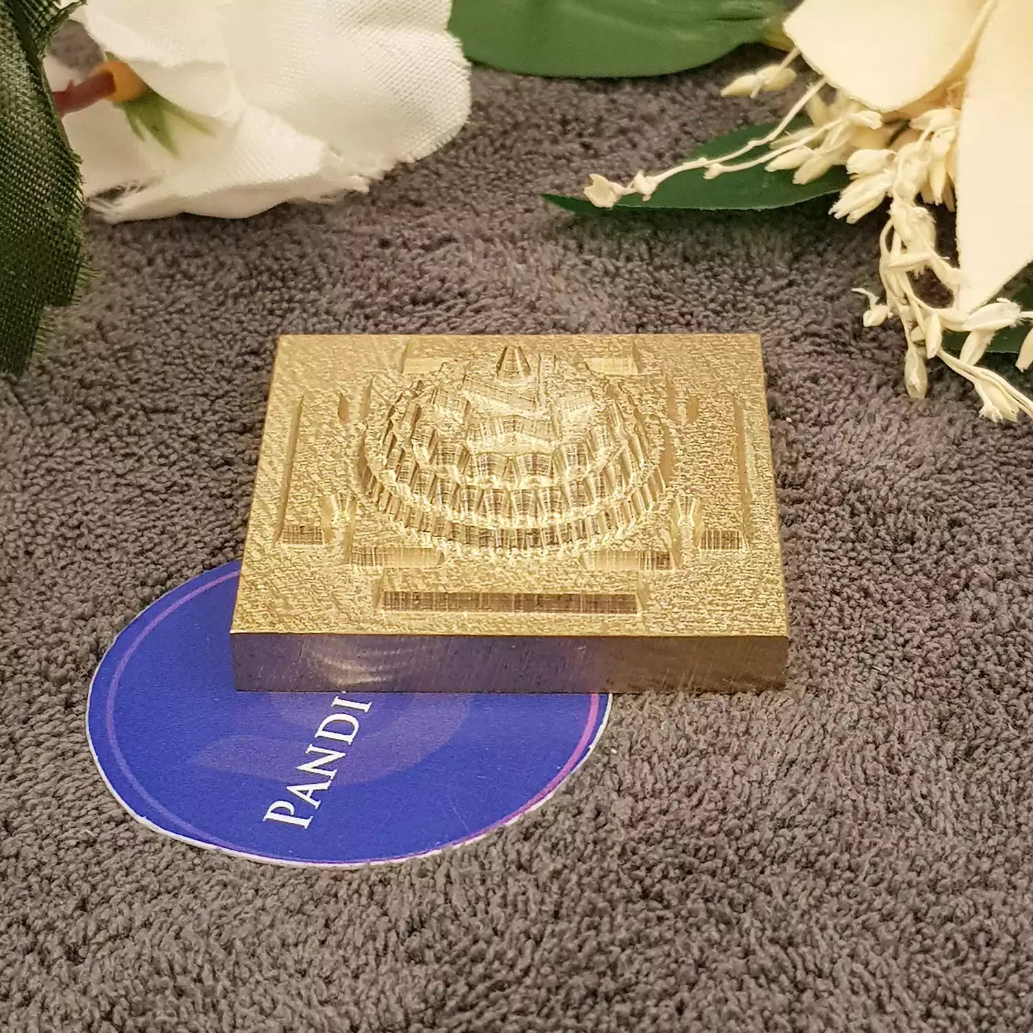 Shri Durga Navarna Brass Yantra