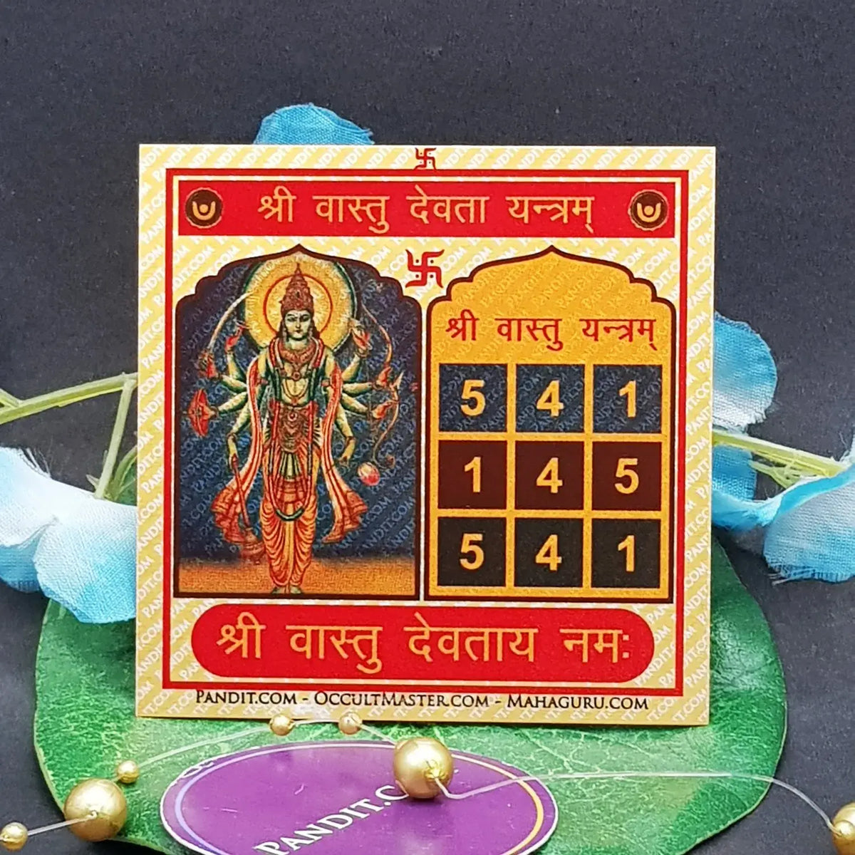 Shri Vastu Devta Yantra — full yantra view showing sacred geometry