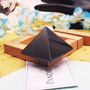 Shungite Crystal Pyramid