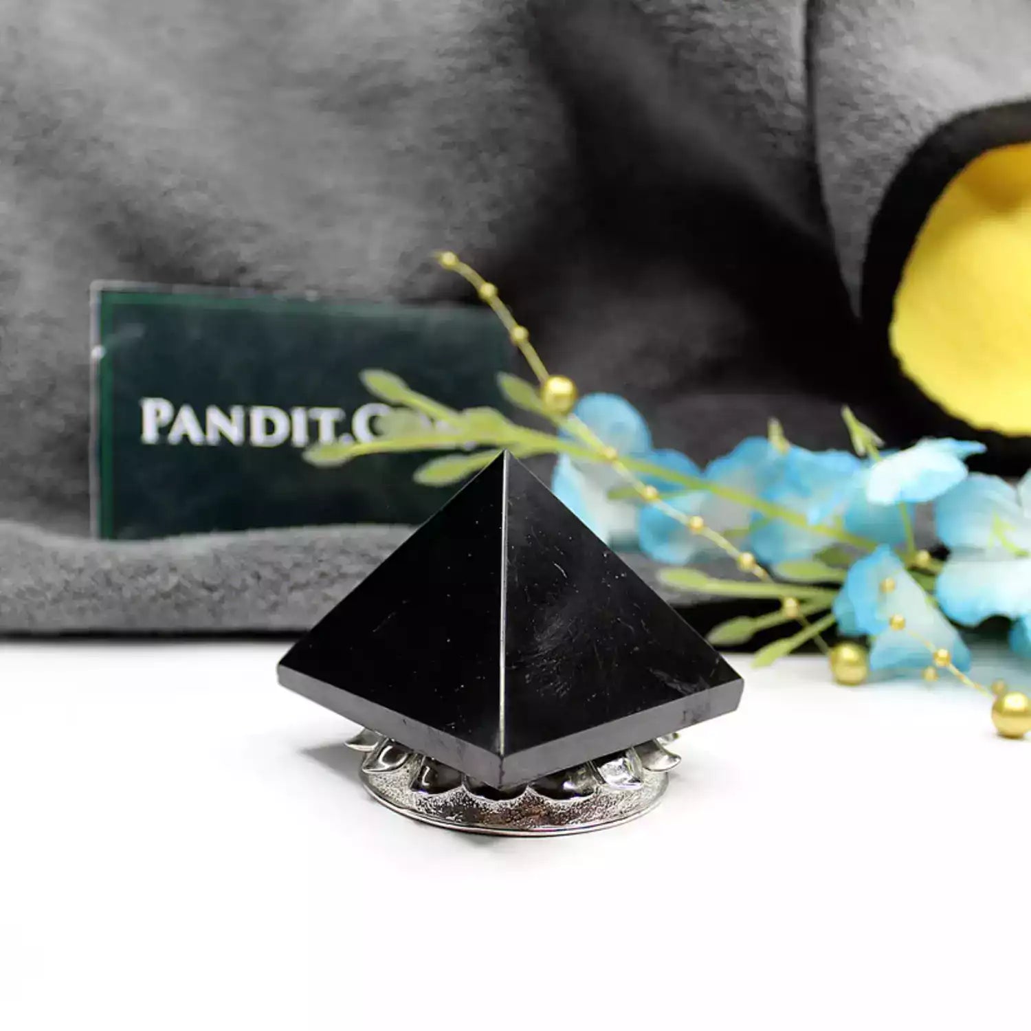 Shungite Crystal Pyramid