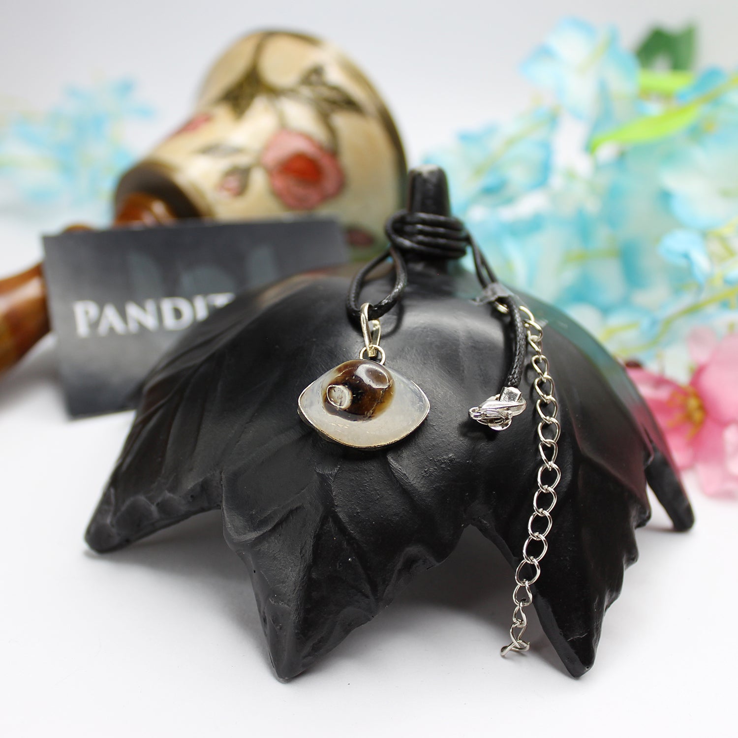 Shungite Evil Eye Pendant