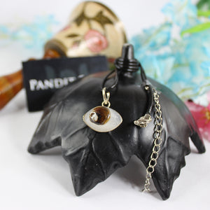 Shungite Evil Eye Pendant