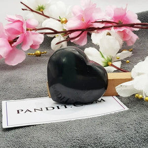 Shungite Healing Crystal Heart Stone
