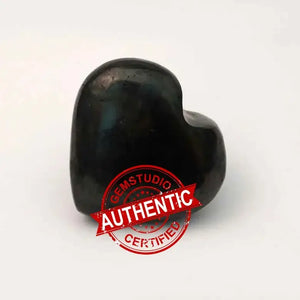 Shungite Healing Crystal Heart Stone