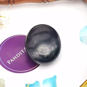 Shungite Healing Crystal Palm Stone