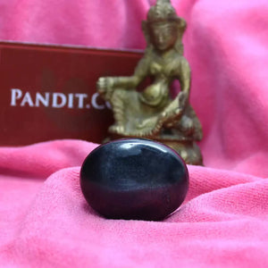 Shungite Healing Crystal Palm Stone