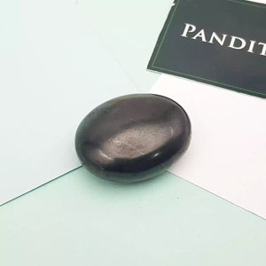Shungite Healing Crystal Palm Stone