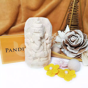 Shwetark Ganpati Aak Wooden Idol