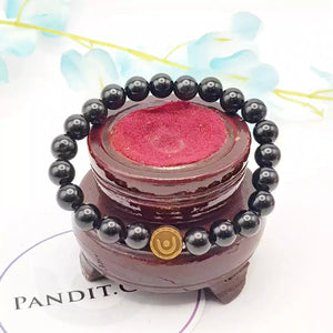 Silver Obsidian Bracelet