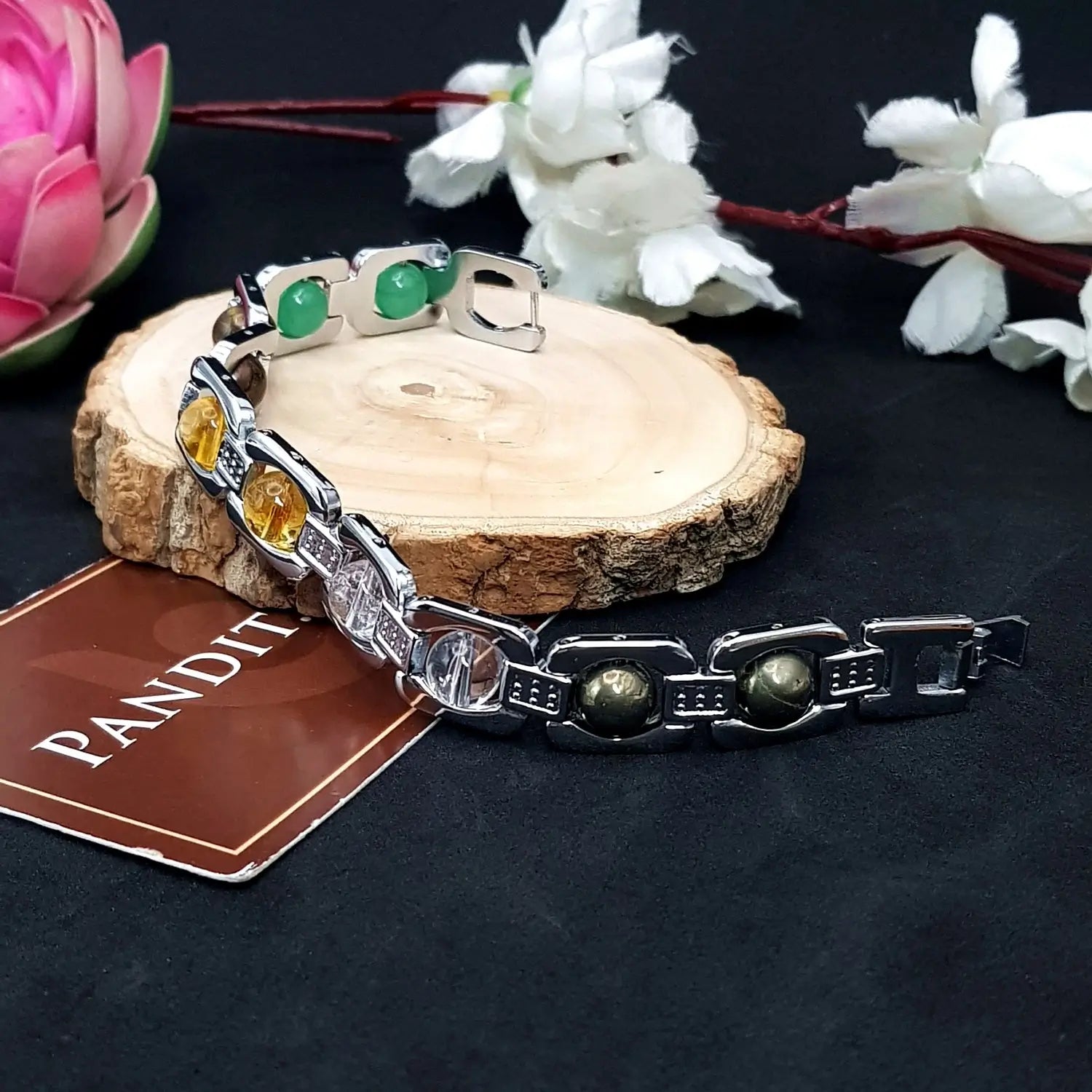 Silver Plated Dhan Yog Bracelet