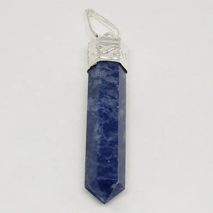 Sodalite Cap Pencil Pendant