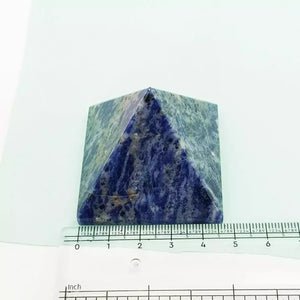 Sodalite Crystal Pyramid