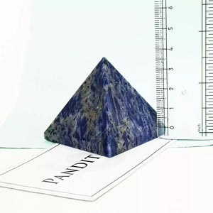 Sodalite Crystal Pyramid
