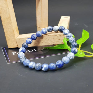 Sodalite Diamond Cut Bracelet