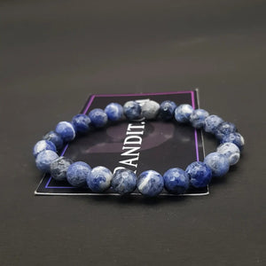 Sodalite Diamond Cut Bracelet