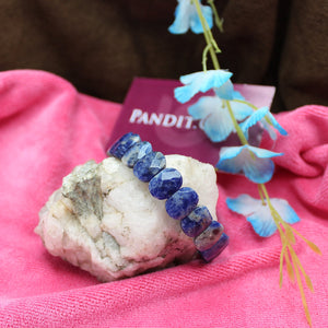 Sodalite Oval Faceted Bracelet