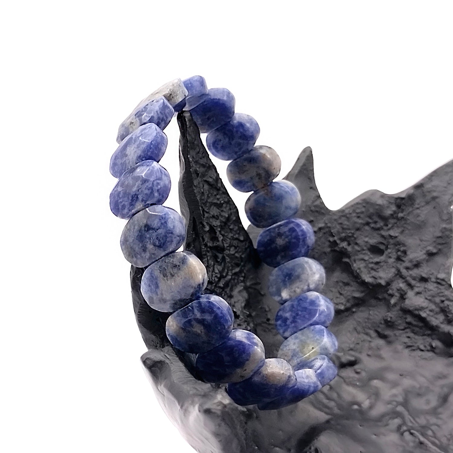 Sodalite Oval Faceted Bracelet