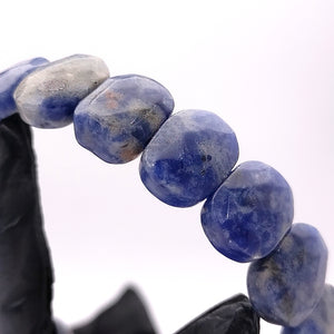 Sodalite Oval Faceted Bracelet