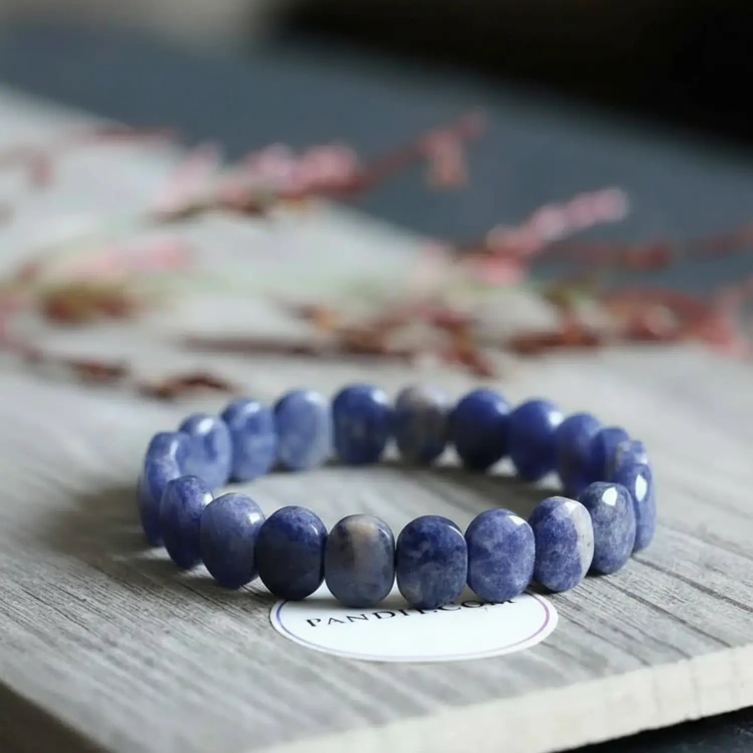 Sodalite Oval Faceted Bracelet - To Remove Confusion & Phobias