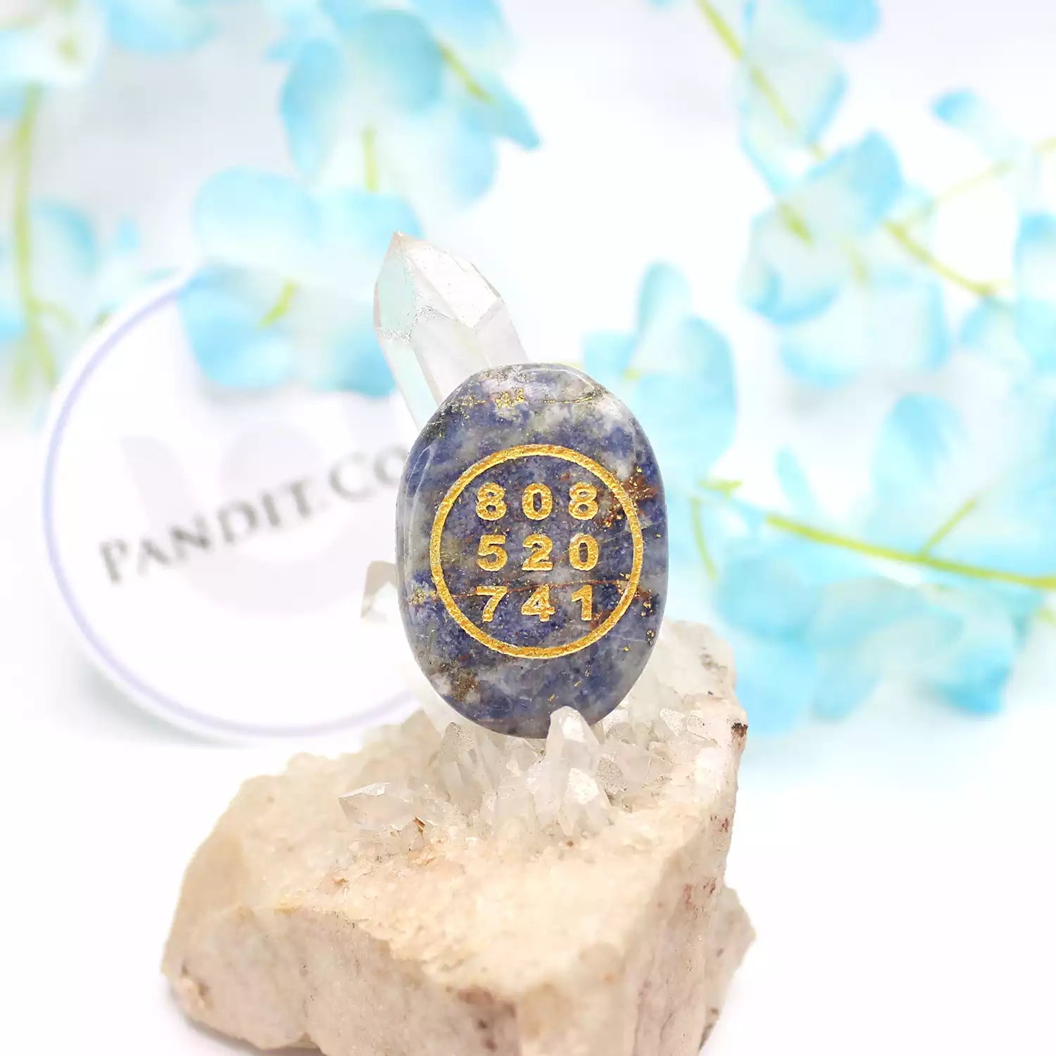 Sodalite Zibu Symbol Coin